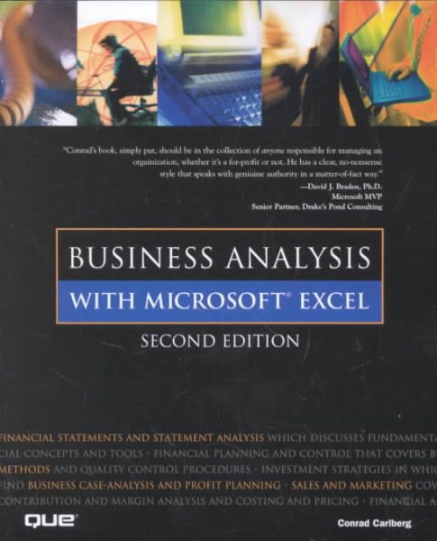 Business Analysis With Microsoft Excel cover
