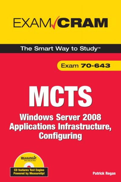 MCTS 70-643: Windows Server 2008 Applications Infrastructure, Configuring cover
