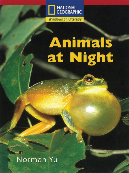 Windows on Literacy Emergent (Science: Life Science): Animals at Night cover