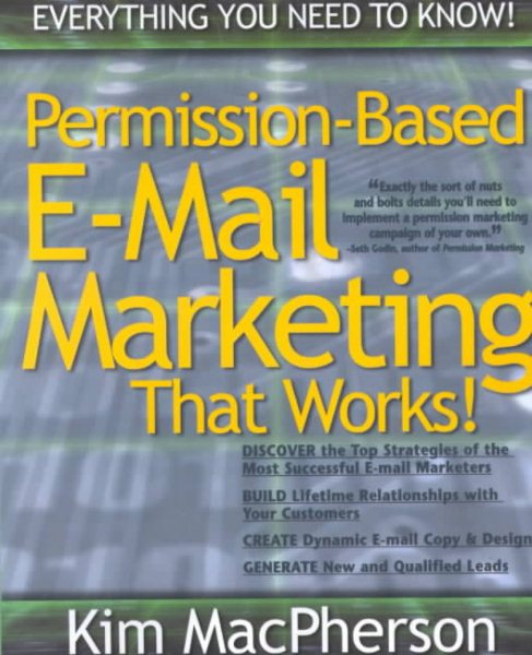 Permission Based E-mail Marketing That Works! cover