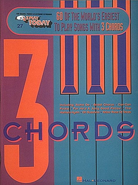 60 of the World's Easiest to Play Songs with 3 Chords: E-Z Play Today Volume 27 cover