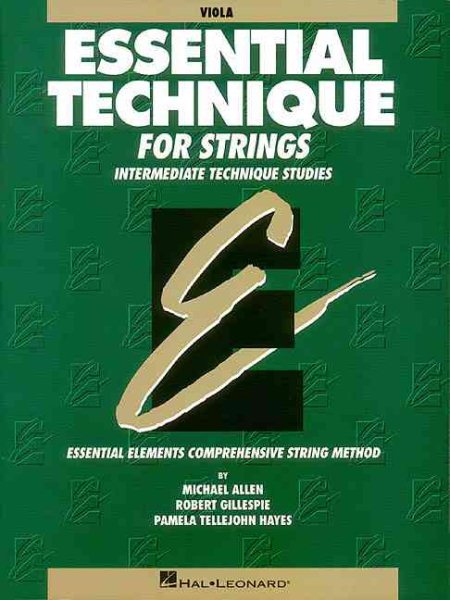 Essential Technique for Strings (Original Series): Viola (ALTO) cover