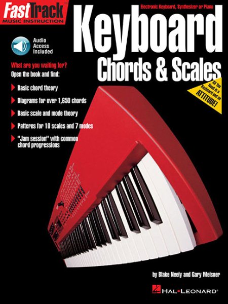 FastTrack Keyboard Method - Chords & Scales Book/Online Audio (Fast Track Music Instruction)