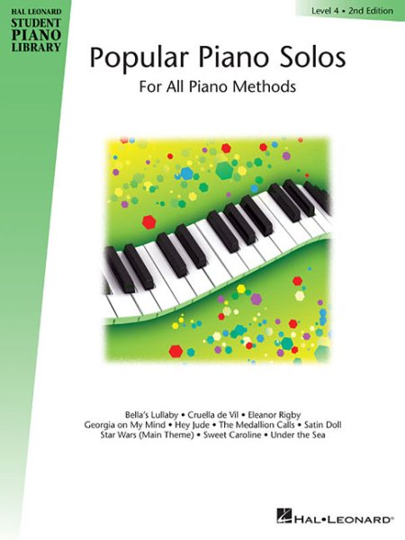 Popular Piano Solos - Level 4: Hal Leonard Student Piano Library cover