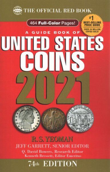 A Guide Book of United States Coins 2021 cover