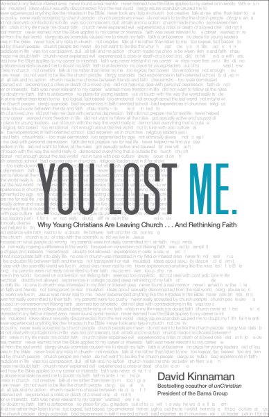 You Lost Me: Why Young Christians Are Leaving Church . . . and Rethinking Faith cover