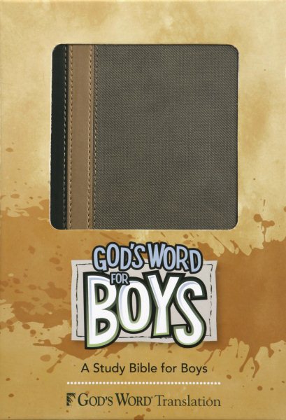 GW God's Word for Boys Hunter Green/Khaki Duravella cover