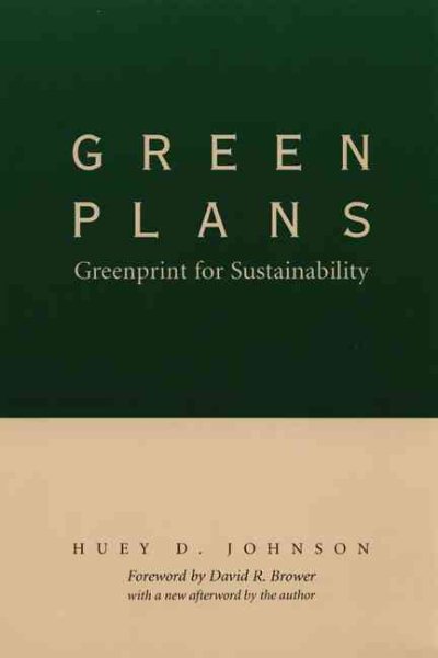 Green Plans: Greenprint for Sustainability (Our Sustainable Future) cover
