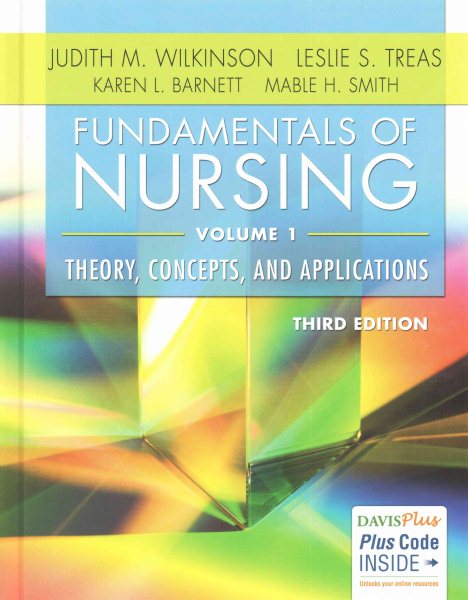 Fundamentals of Nursing - Vol 1: Theory, Concepts, and Applications cover