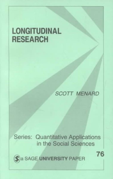 Longitudinal Research (Quantitative Applications in the Social Sciences) cover
