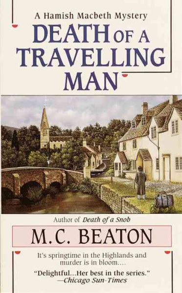 Death of a Travelling Man (Hamish Macbeth Mysteries, No. 9) cover