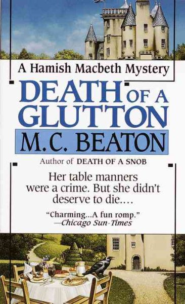 Death of a Glutton (Hamish Macbeth Mysteries, No. 8) cover