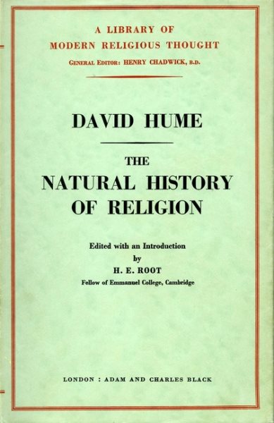 The Natural History of Religion (Library of Modern Religious Thought)