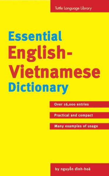 Essential English-Vietnamese Dictionary (Tuttle Language Library) cover