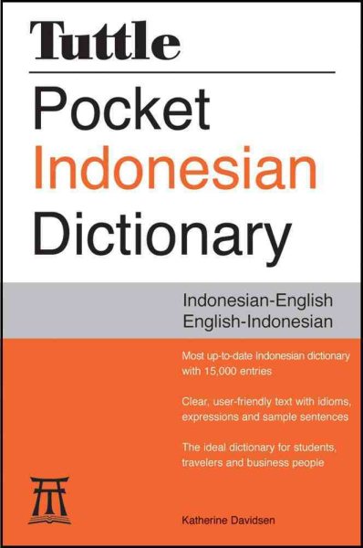 Tuttle Pocket Indonesian Dictionary: Indonesian-English English-Indonesian cover