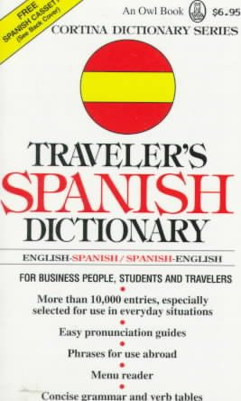 Diccionario inglés/español - español/inglés: Traveler's Spanish Dictionary (Cortina)