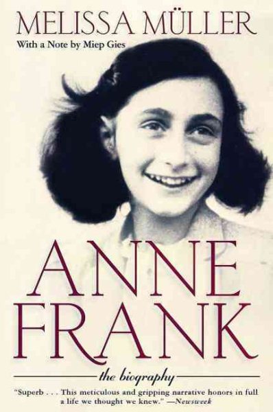 Anne Frank: The Biography cover