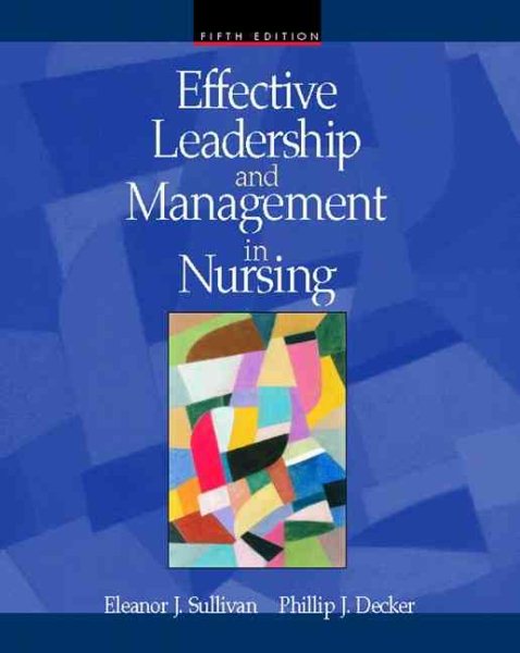 Effective Leadership and Management in Nursing (5th Edition) cover
