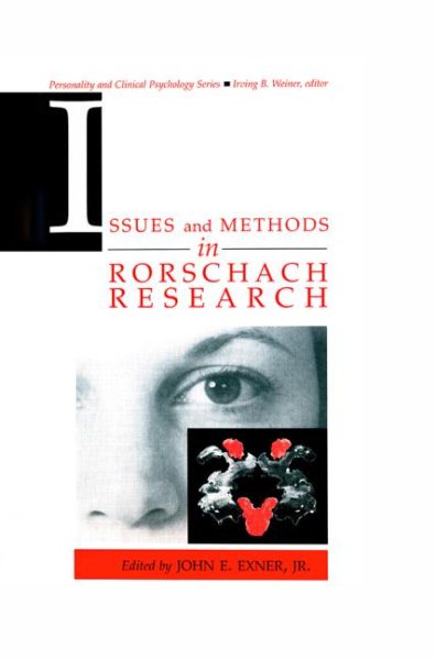 Issues and Methods in Rorschach Research (Personality & Clinical Psychology (Hardcover))