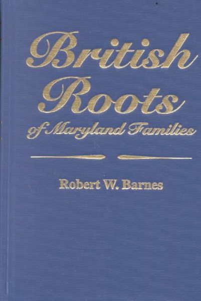 British Roots of Maryland Families cover