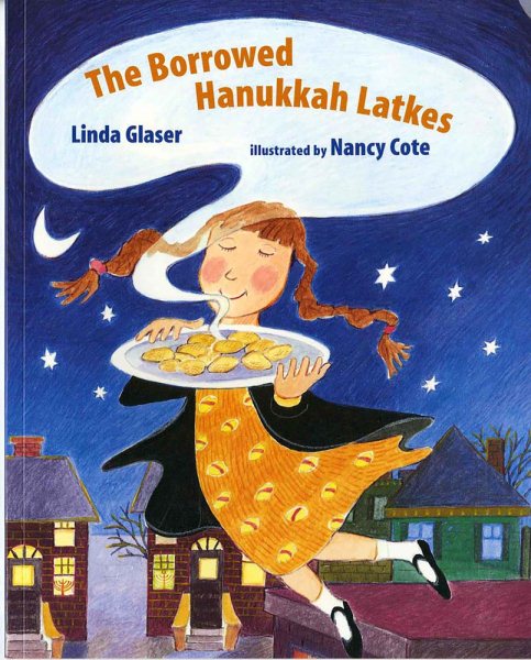 The Borrowed Hanukkah Latkes (Albert Whitman Prairie Books (Paperback)) cover