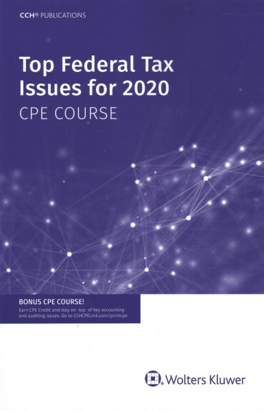 Top Federal Tax Issues for 2020 CPE Course cover