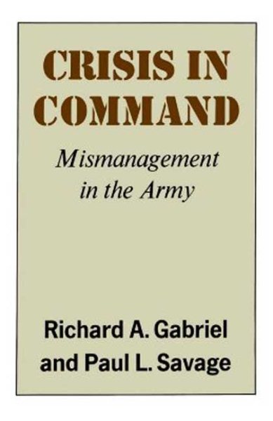 CRISIS IN COMMAND PA cover