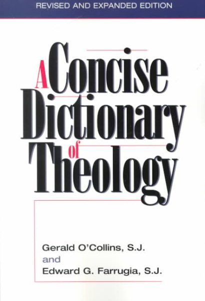 A Concise Dictionary of Theology (Stimulus Book) cover