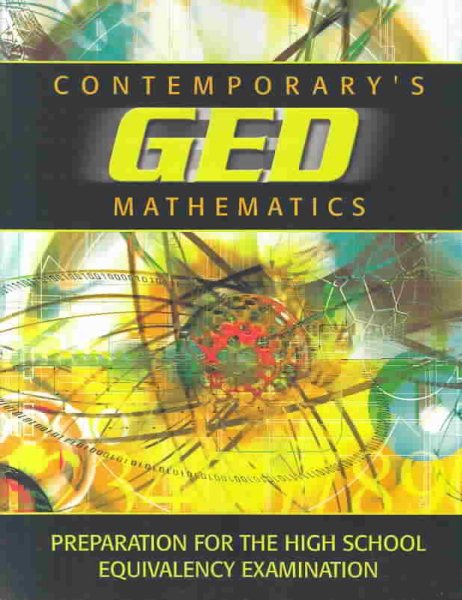Contemporary's GED Mathematics: Preparation for the High School Equivalency Examination cover