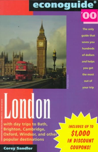 Econoguide 2000 London: With Day Trips to Bath, Brighton, Cambridge, Oxford, Windsor, and Other Popular Destinations cover