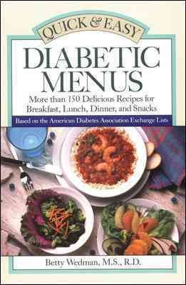 Quick & Easy Diabetic Menus cover