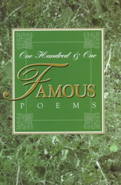 101 Famous Poems cover