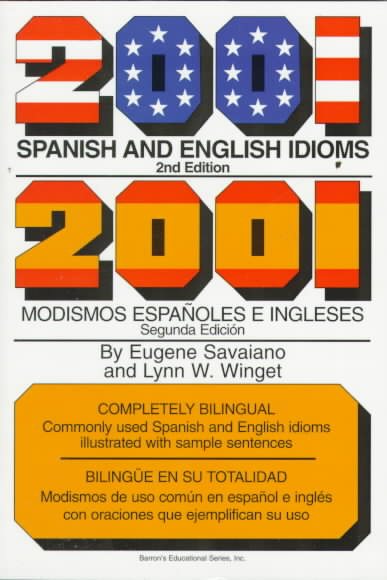2001 Spanish and English idioms (2001 Idioms Series) cover