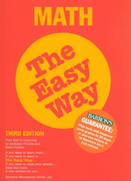 Math the Easy Way: Your Key to Learning (Barron's E-Z) cover