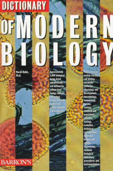 Dictionary of Modern Biology