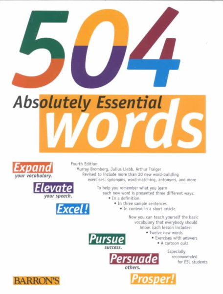 504 Absolutely Essential Words cover