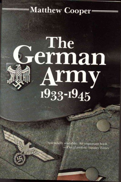 German Army 1933-1945 cover