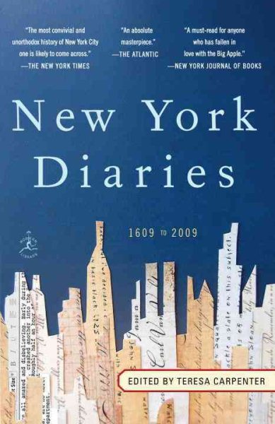 New York Diaries: 1609 to 2009 (Modern Library Paperbacks) cover