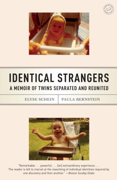Identical Strangers: A Memoir of Twins Separated and Reunited cover