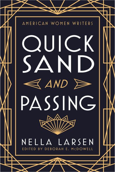 Quicksand and Passing (American Women Writers) cover