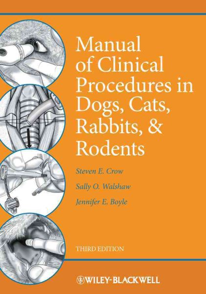 Manual of Clinical Procedures in Dogs, Cats, Rabbits, and Rodents cover