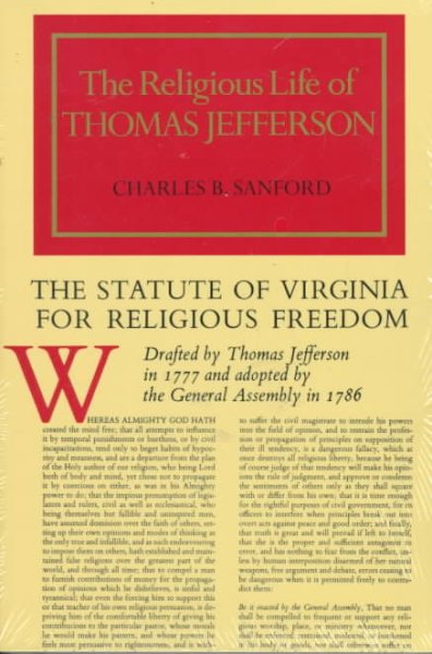 The Religious Life of Thomas Jefferson cover