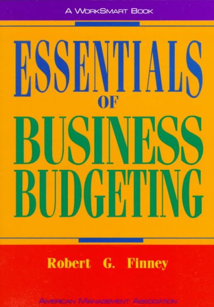 Essentials of Business Budgeting (Worksmart Series) cover