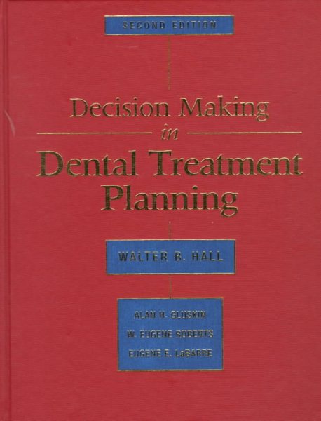 Decision Making In Dental Treatment Planning cover