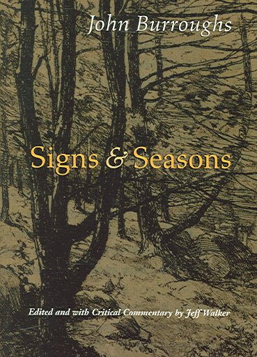 Signs and Seasons: John Burroughs cover
