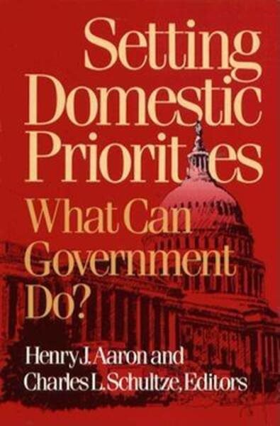 Setting Domestic Priorities: What Can Government Do? (Setting National Priorities) cover