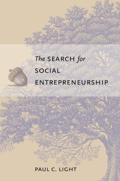 The Search for Social Entrepreneurship cover
