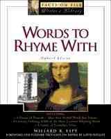 Words to Rhyme With: For Poets and Songwriters (The Facts on File Writer's Library) cover
