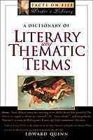 A Dictionary of Literary and Thematic Terms cover