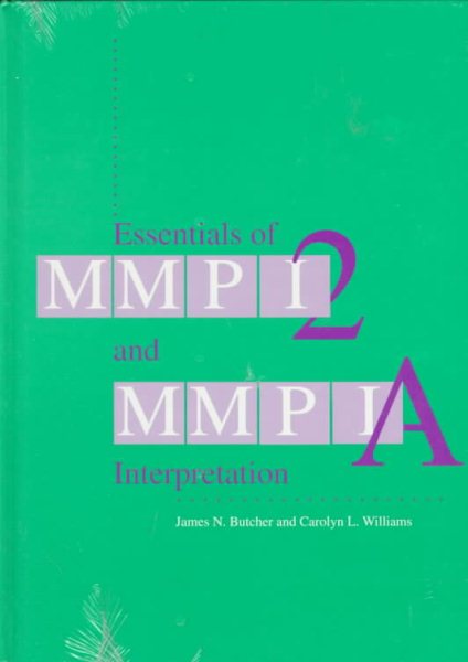 Essentials of Mmpi-2 and Mmpi-A Interpretation cover